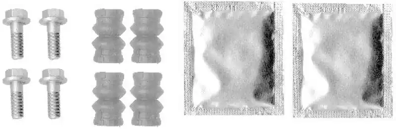 Günstig HELLA Zubehörsatz, Bremssattel 8DZ 355 201-641