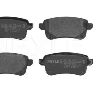 MEYLE Bremsbelagsatz, Scheibenbremse MEYLE-ORIGINAL: True to OE. 025 248 2016 Kostenloser Rückversand