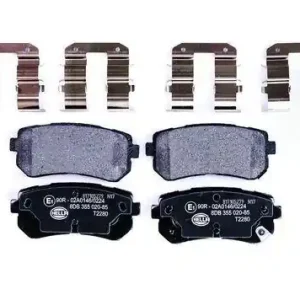 Versand Am Gleichen Tag HELLA Bremsbelagsatz, Scheibenbremse 8DB 355 020-851