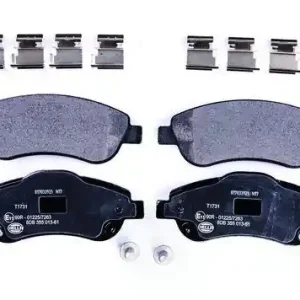 HELLA Bremsbelagsatz, Scheibenbremse 8DB 355 013-611 Markenware