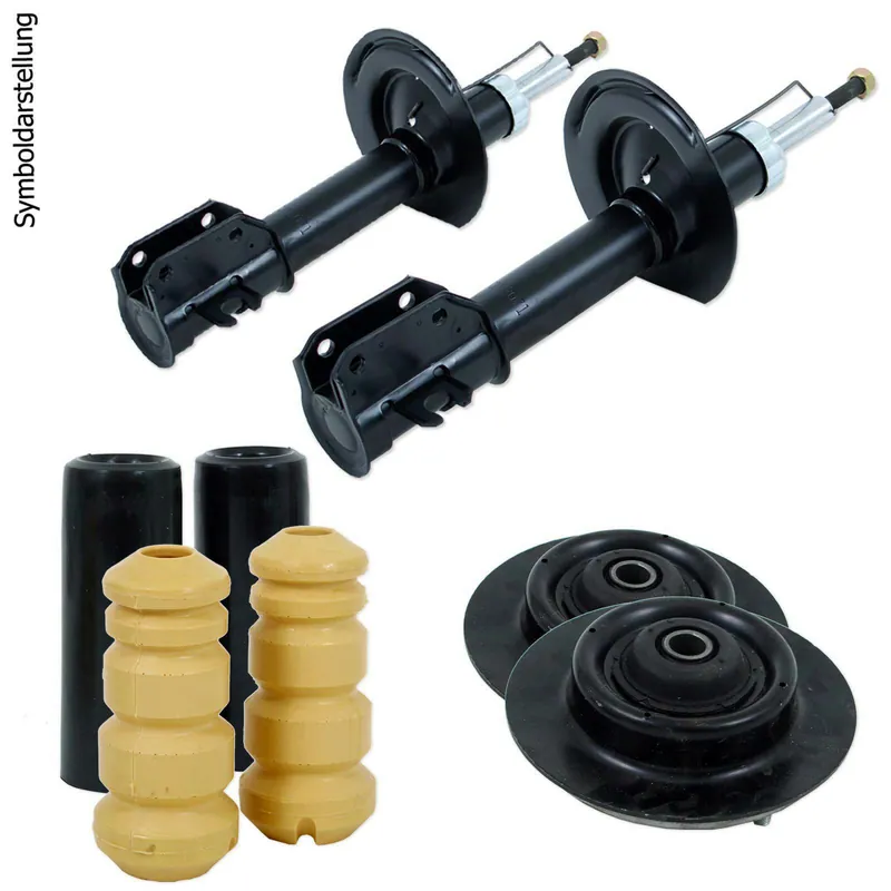 2 x STOSSD&Auml;MPFER + 2 x DOMLAGER + STAUBSCHUTZSATZ Solange Der Vorrat Reicht