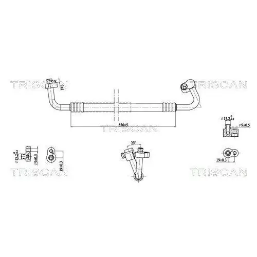 Wochenendangebot TRISCAN Hochdruck-/Niederdruckleitung, Klimaanlage 9010 29120