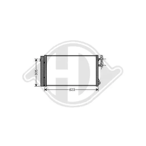 DIEDERICHS Kondensator, Klimaanlage DIEDERICHS Climate DCC1569 Angebot