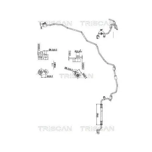 Aktuell TRISCAN Hochdruck-/Niederdruckleitung, Klimaanlage 9010 29018