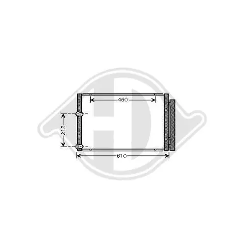 Abverkauf DIEDERICHS Kondensator, Klimaanlage DIEDERICHS Climate DCC1825
