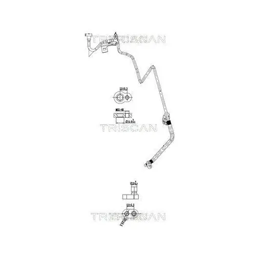 Versand Am Gleichen Tag TRISCAN Hochdruck-/Niederdruckleitung, Klimaanlage 9010 14004
