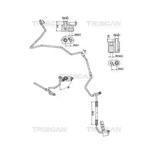 Wochenendangebot TRISCAN Hochdruck-/Niederdruckleitung, Klimaanlage 9010 29084